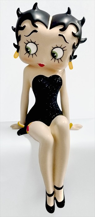 Betty Boop Shelf Sitter Black Dress